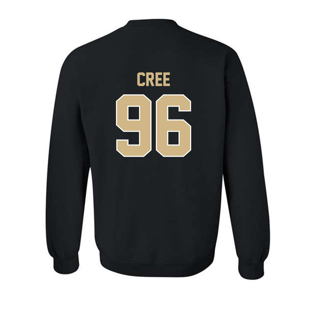 Purdue - NCAA Football : Jordan Cree - Classic Shersey Crewneck Sweatshirt-1