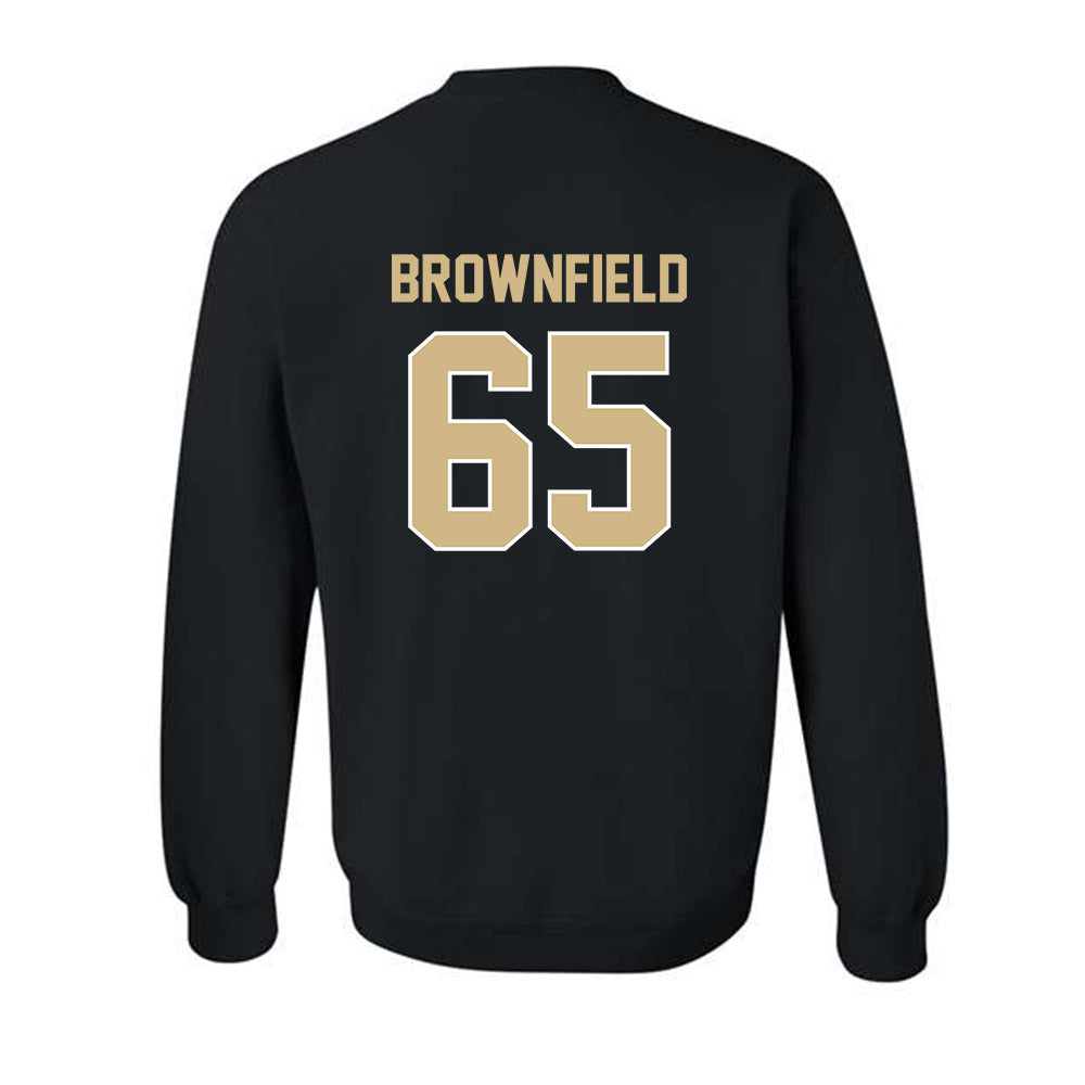 Purdue - NCAA Football : Brock Brownfield - Classic Shersey Crewneck Sweatshirt-1