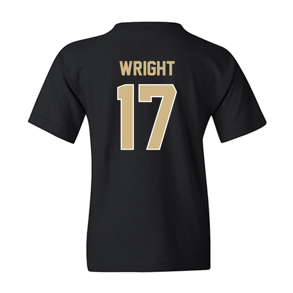 Purdue - NCAA Football : Traveon Wright - Classic Shersey Youth T-Shirt-1