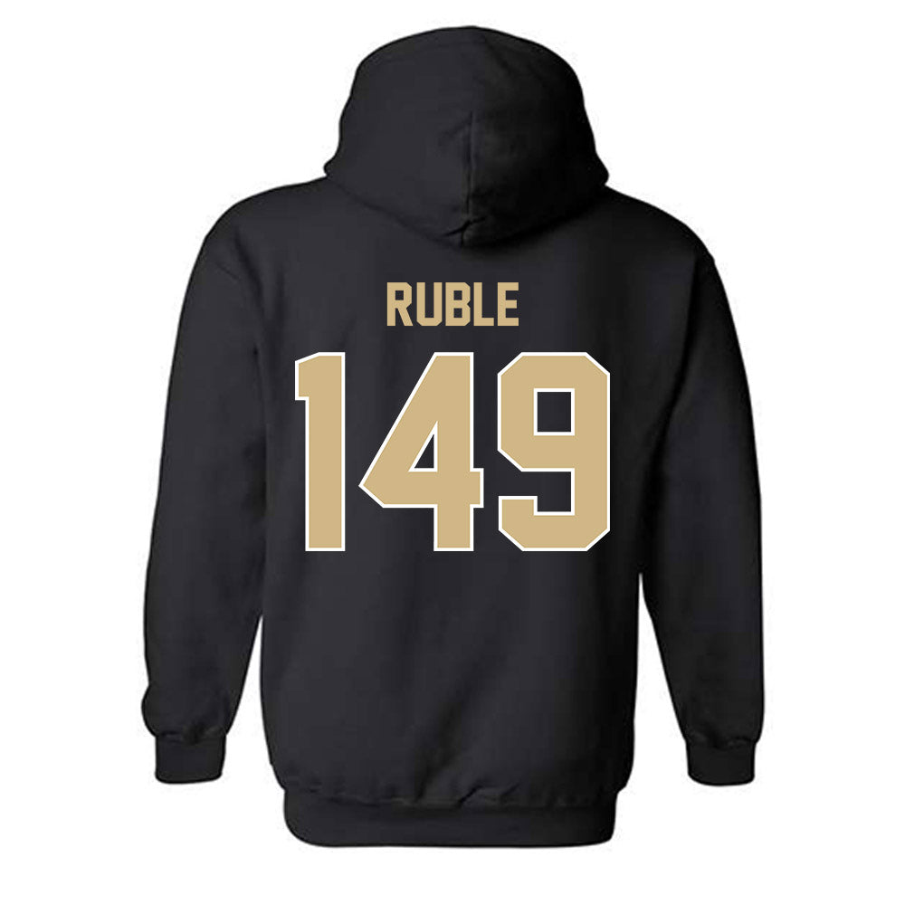 Purdue - NCAA Wrestling : Isaac Ruble - Classic Shersey Hooded Sweatshirt-1