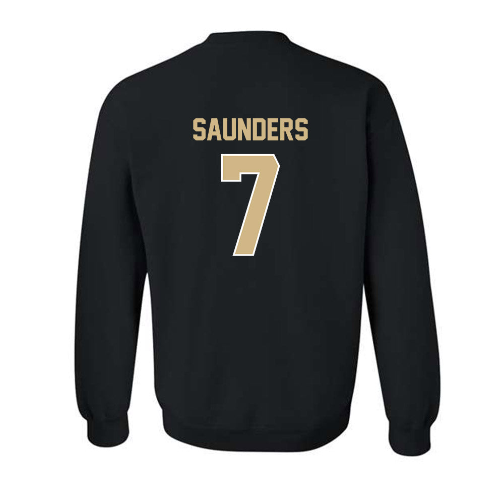 Purdue - NCAA Football : Donovan Saunders - Classic Shersey Crewneck Sweatshirt-1