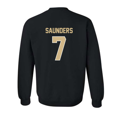 Purdue - NCAA Football : Donovan Saunders - Classic Shersey Crewneck Sweatshirt-1