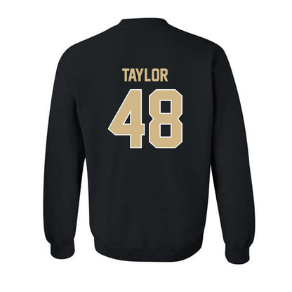 Purdue - NCAA Football : Donivan Taylor - Classic Shersey Crewneck Sweatshirt-1