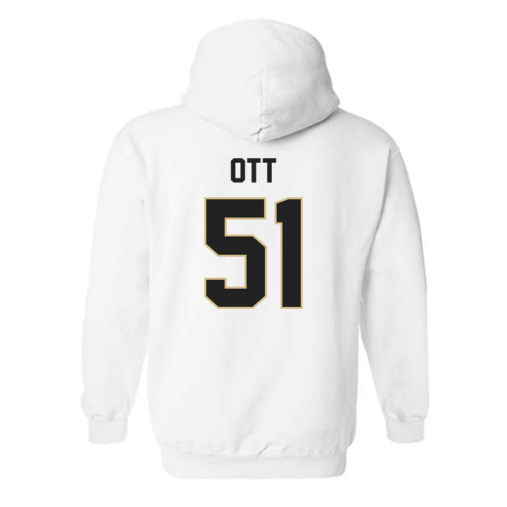 Purdue - NCAA Football : Jaxon Ott - Classic Shersey Hooded Sweatshirt-1
