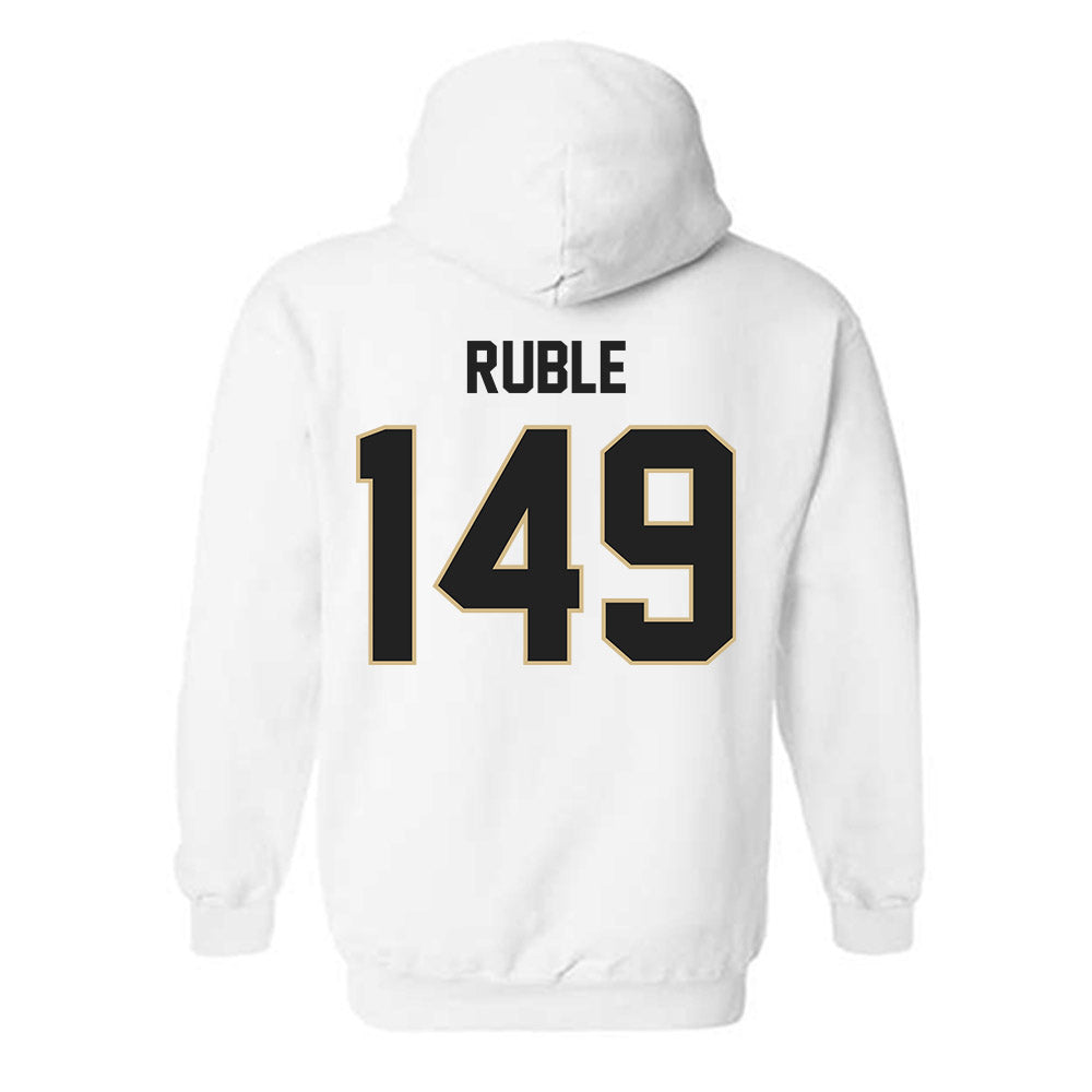 Purdue - NCAA Wrestling : Isaac Ruble - Classic Shersey Hooded Sweatshirt-1