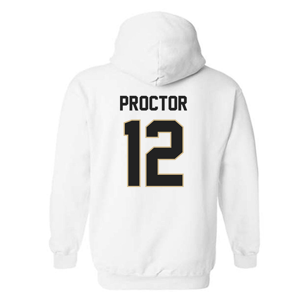 Purdue - NCAA Women's Basketball : Aysia Proctor - Classic Shersey Hooded Sweatshirt-1