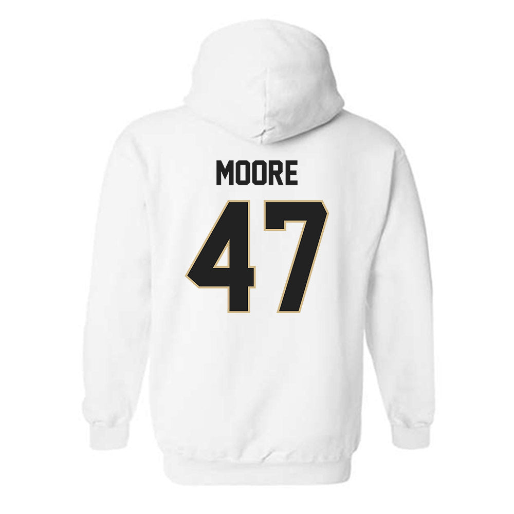 Purdue - NCAA Football : Tre Moore - Classic Shersey Hooded Sweatshirt-1