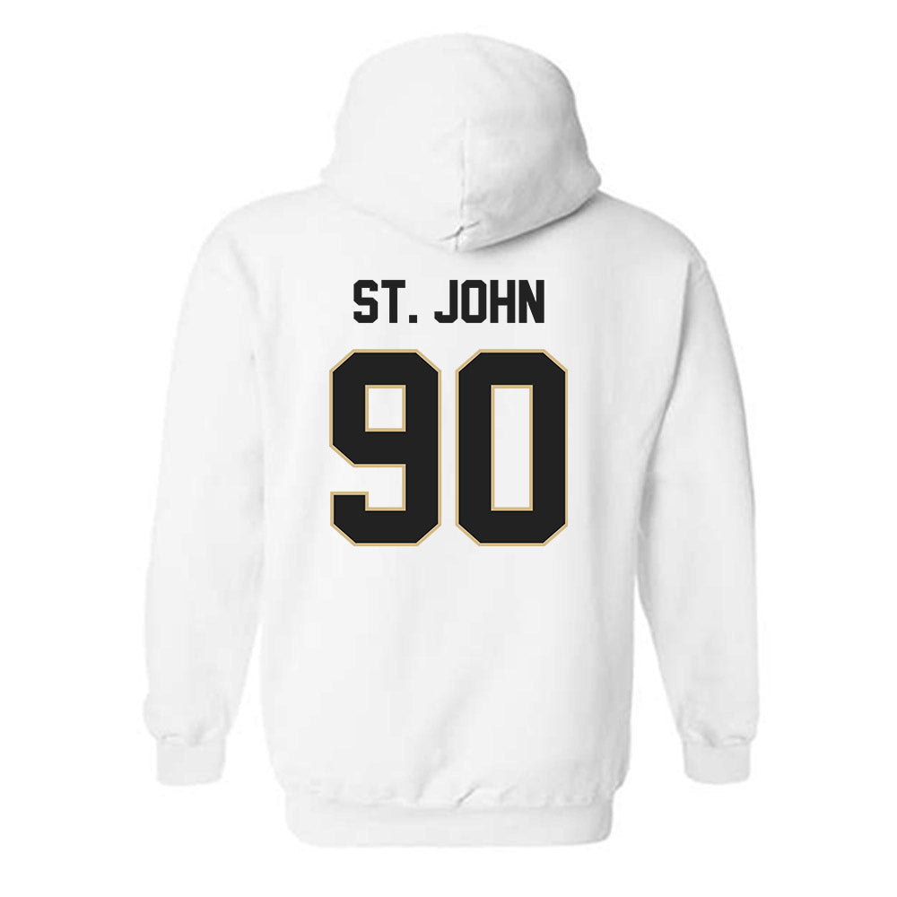 Purdue - NCAA Football : Elijah St. John - Classic Shersey Hooded Sweatshirt-1