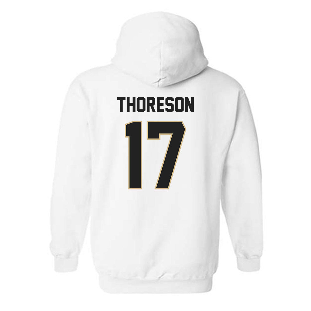 Purdue - NCAA Women's Soccer : Angelina Thoreson - Classic Shersey Hooded Sweatshirt-1