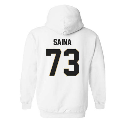 Purdue - NCAA Football : Makai Saina - Classic Shersey Hooded Sweatshirt-1