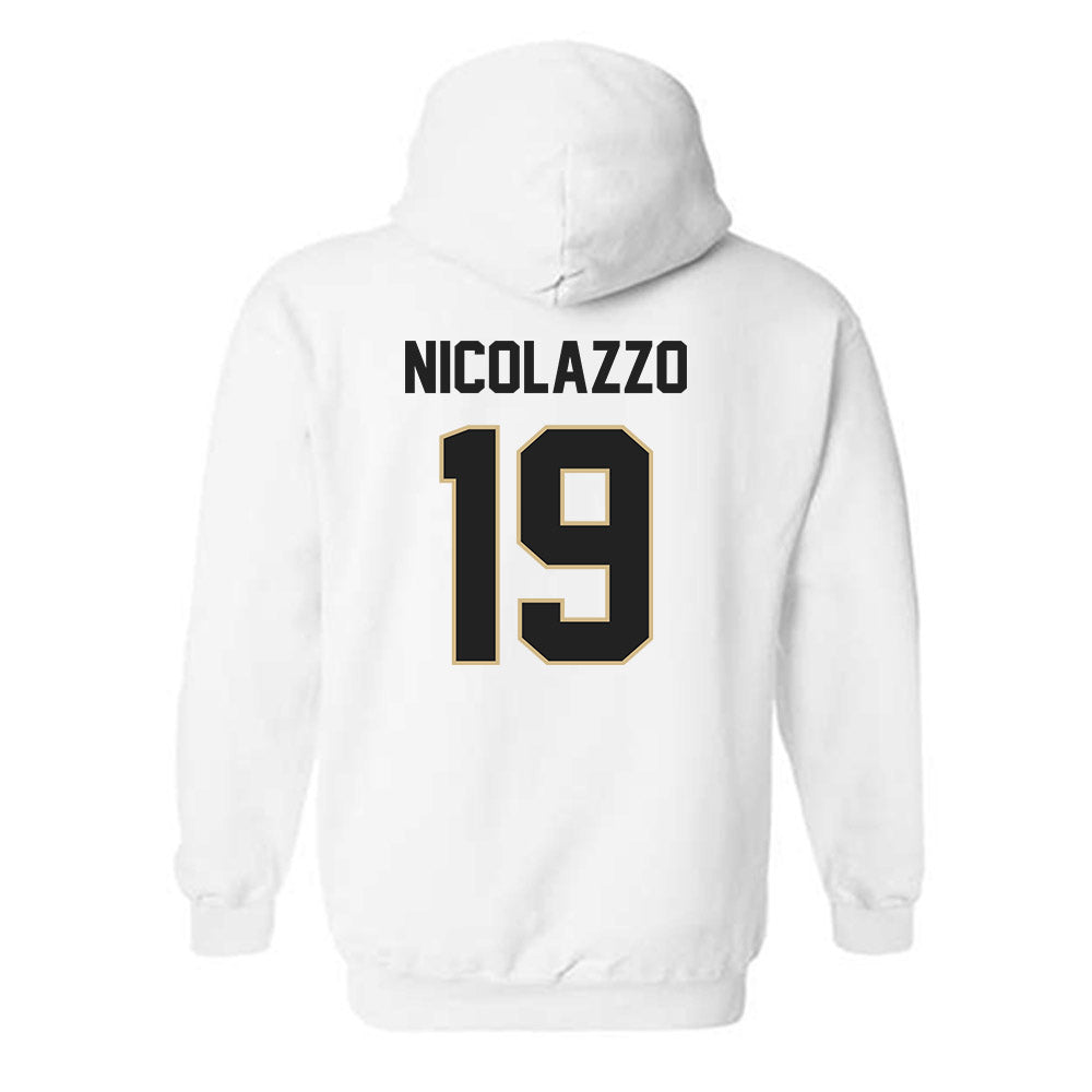 Purdue - NCAA Women's Soccer : Chiara Nicolazzo - Classic Shersey Hooded Sweatshirt-1