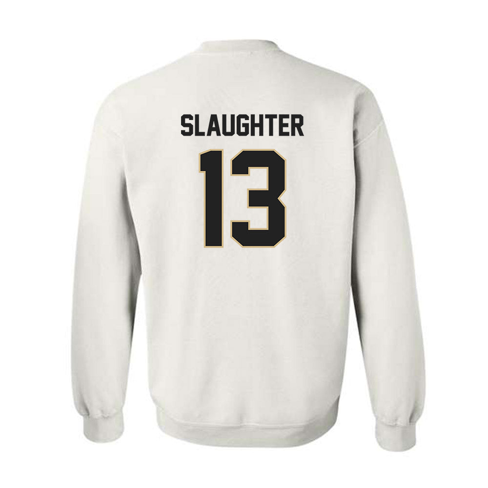 Purdue - NCAA Football : John Slaughter - Classic Shersey Crewneck Sweatshirt-1