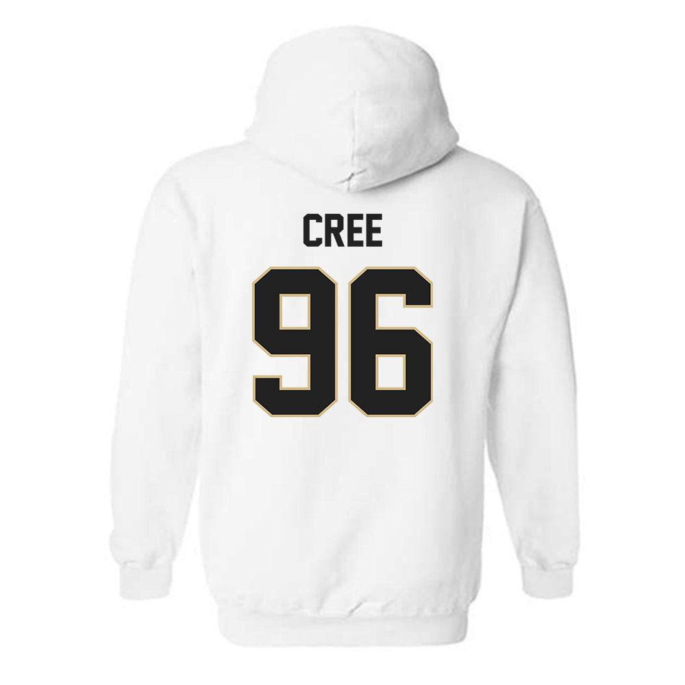 Purdue - NCAA Football : Jordan Cree - Classic Shersey Hooded Sweatshirt-1
