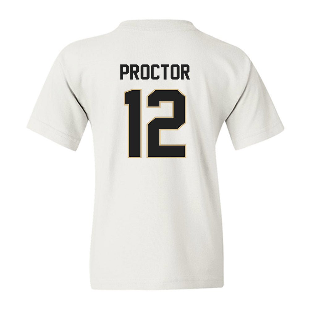 Purdue - NCAA Women's Basketball : Aysia Proctor - Classic Shersey Youth T-Shirt-1