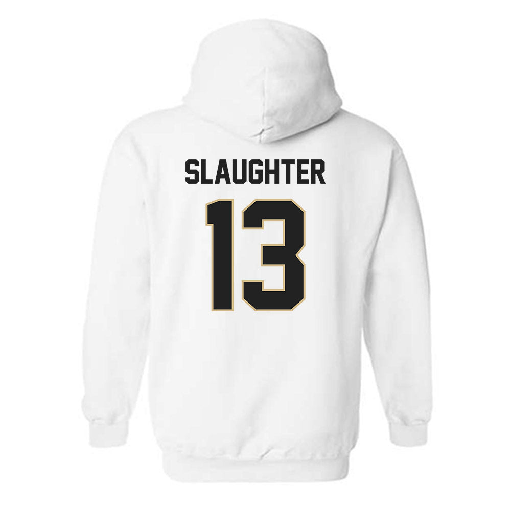Purdue - NCAA Football : John Slaughter - Classic Shersey Hooded Sweatshirt-1