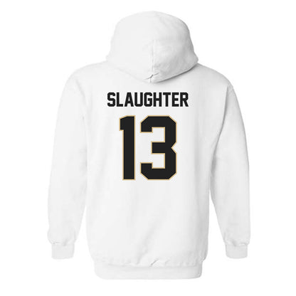 Purdue - NCAA Football : John Slaughter - Classic Shersey Hooded Sweatshirt-1