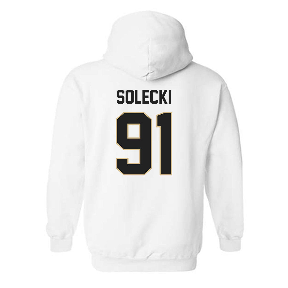 Purdue - NCAA Football : Aiden Solecki - Classic Shersey Hooded Sweatshirt-1