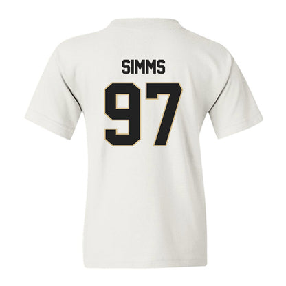 Purdue - NCAA Football : Wisdom Simms - Classic Shersey Youth T-Shirt-1