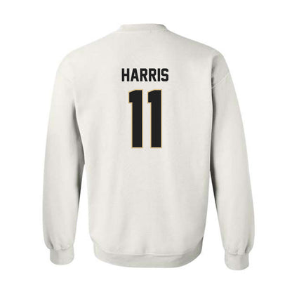 Purdue - NCAA Football : TraMar Harris - Classic Shersey Crewneck Sweatshirt-1