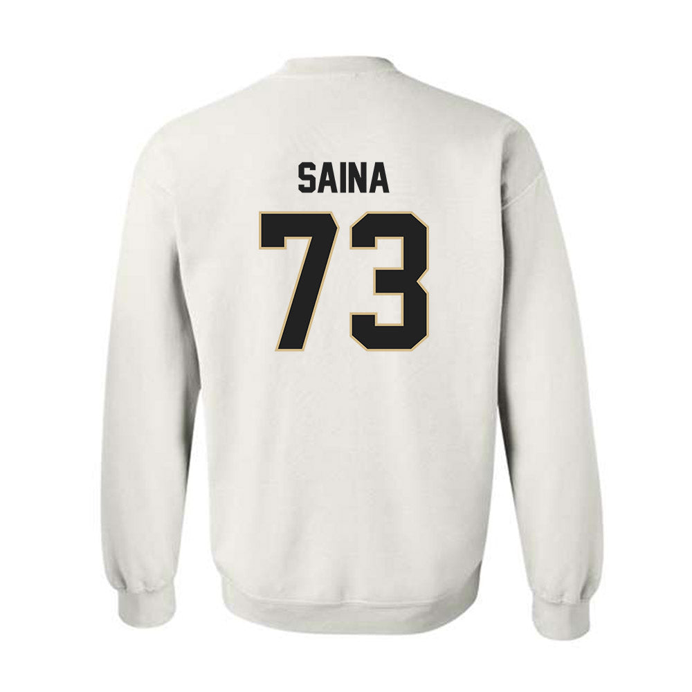 Purdue - NCAA Football : Makai Saina - Classic Shersey Crewneck Sweatshirt-1