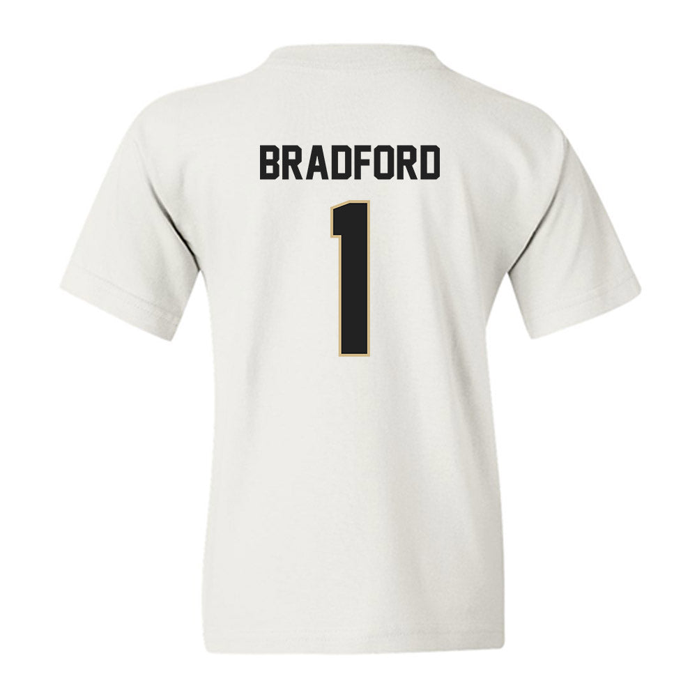 Purdue - NCAA Football : Smiley Bradford - Classic Shersey Youth T-Shirt-1