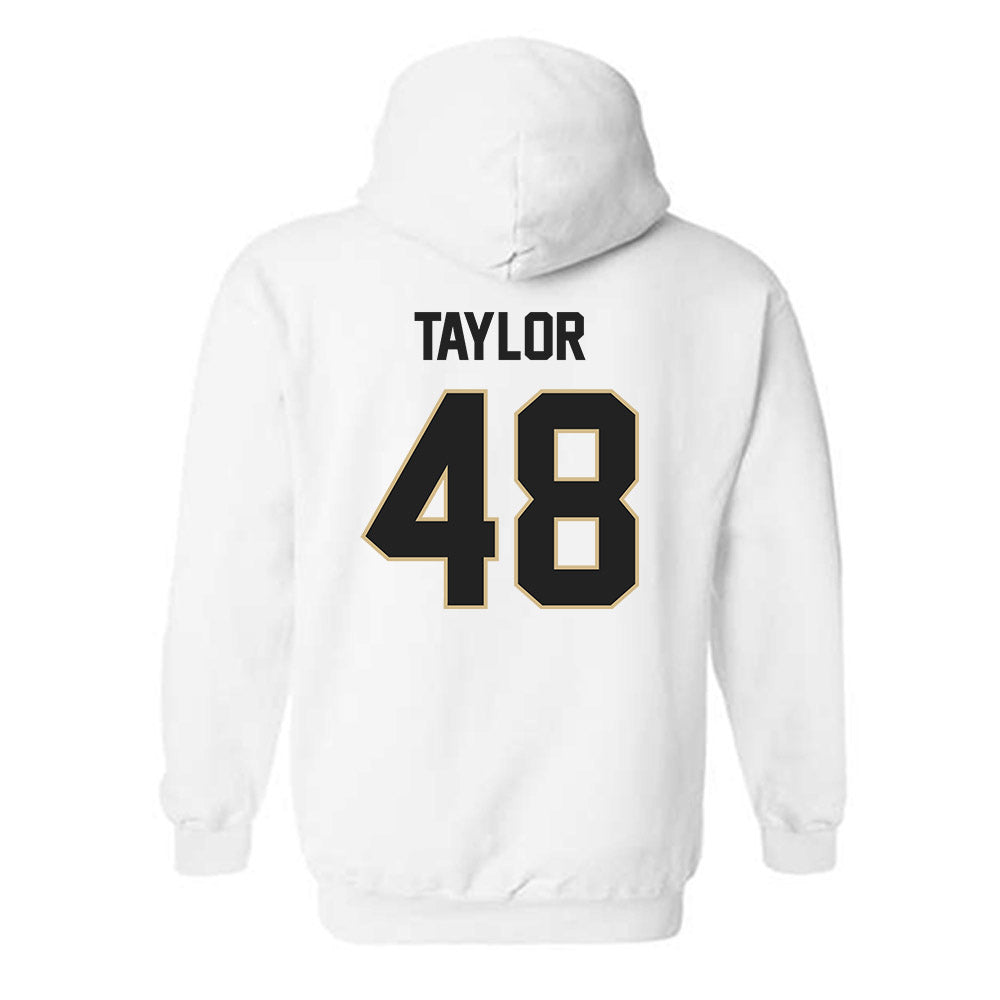 Purdue - NCAA Football : Donivan Taylor - Classic Shersey Hooded Sweatshirt-1