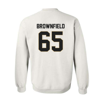 Purdue - NCAA Football : Brock Brownfield - Classic Shersey Crewneck Sweatshirt-1