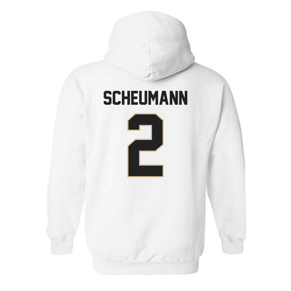 Purdue - NCAA Women's Volleyball : MaryKate Scheumann - Classic Shersey Hooded Sweatshirt-1