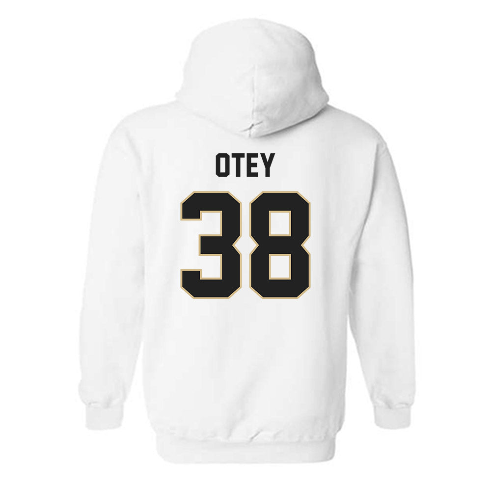 Purdue - NCAA Football : Zyntreacs Otey - Classic Shersey Hooded Sweatshirt-1