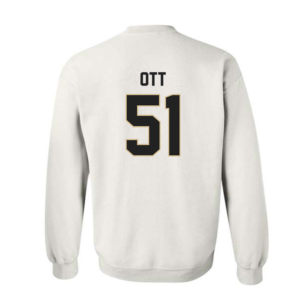 Purdue - NCAA Football : Jaxon Ott - Classic Shersey Crewneck Sweatshirt-1