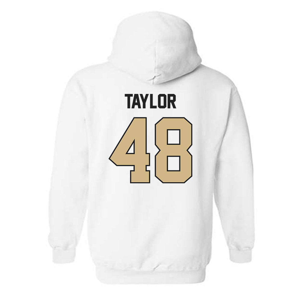 Purdue - NCAA Football : Donivan Taylor - Classic Shersey Hooded Sweatshirt-1