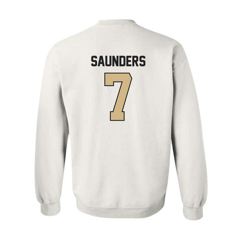 Purdue - NCAA Football : Donovan Saunders - Classic Shersey Crewneck Sweatshirt-1