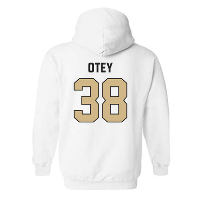 Purdue - NCAA Football : Zyntreacs Otey - Classic Shersey Hooded Sweatshirt-1