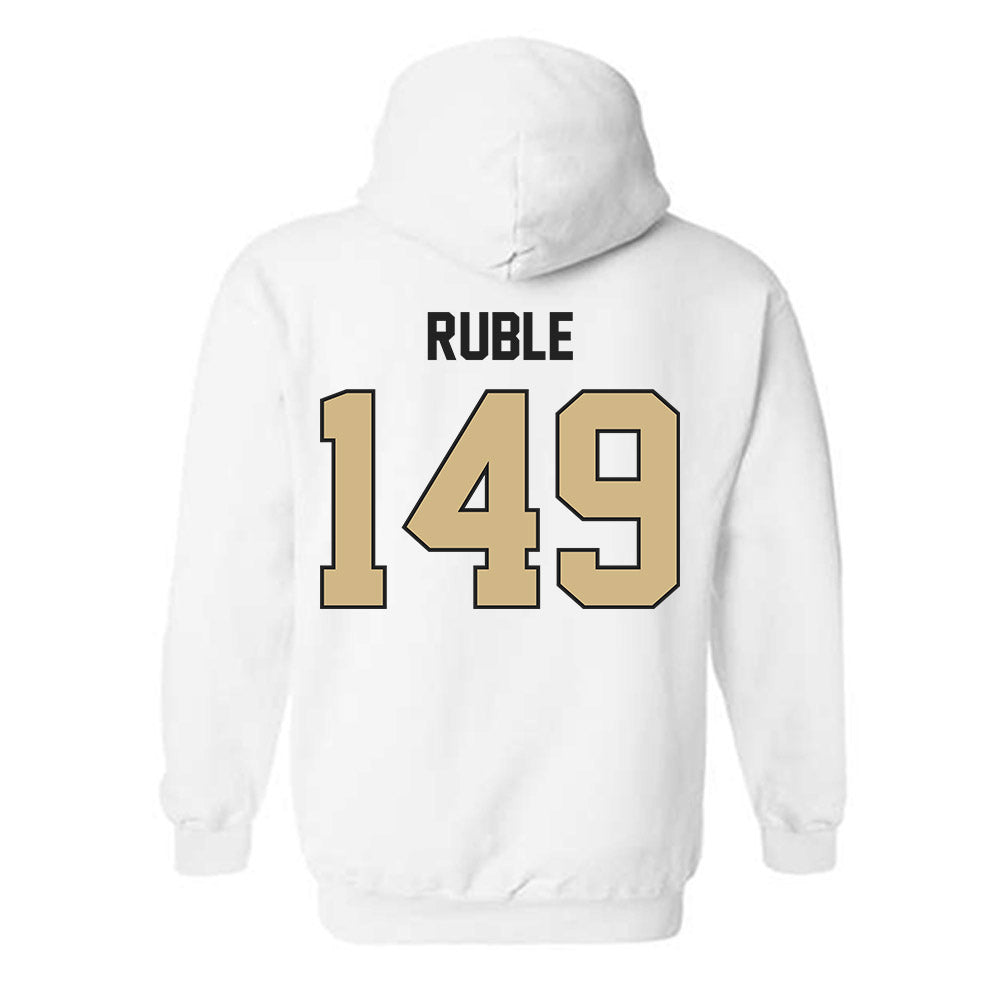 Purdue - NCAA Wrestling : Isaac Ruble - Classic Shersey Hooded Sweatshirt-1