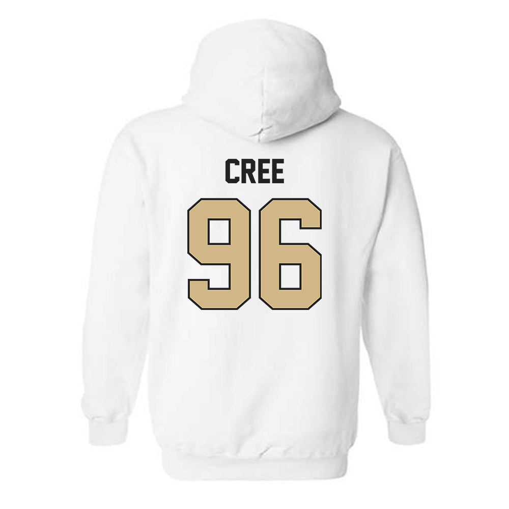 Purdue - NCAA Football : Jordan Cree - Classic Shersey Hooded Sweatshirt-1