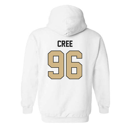 Purdue - NCAA Football : Jordan Cree - Classic Shersey Hooded Sweatshirt-1