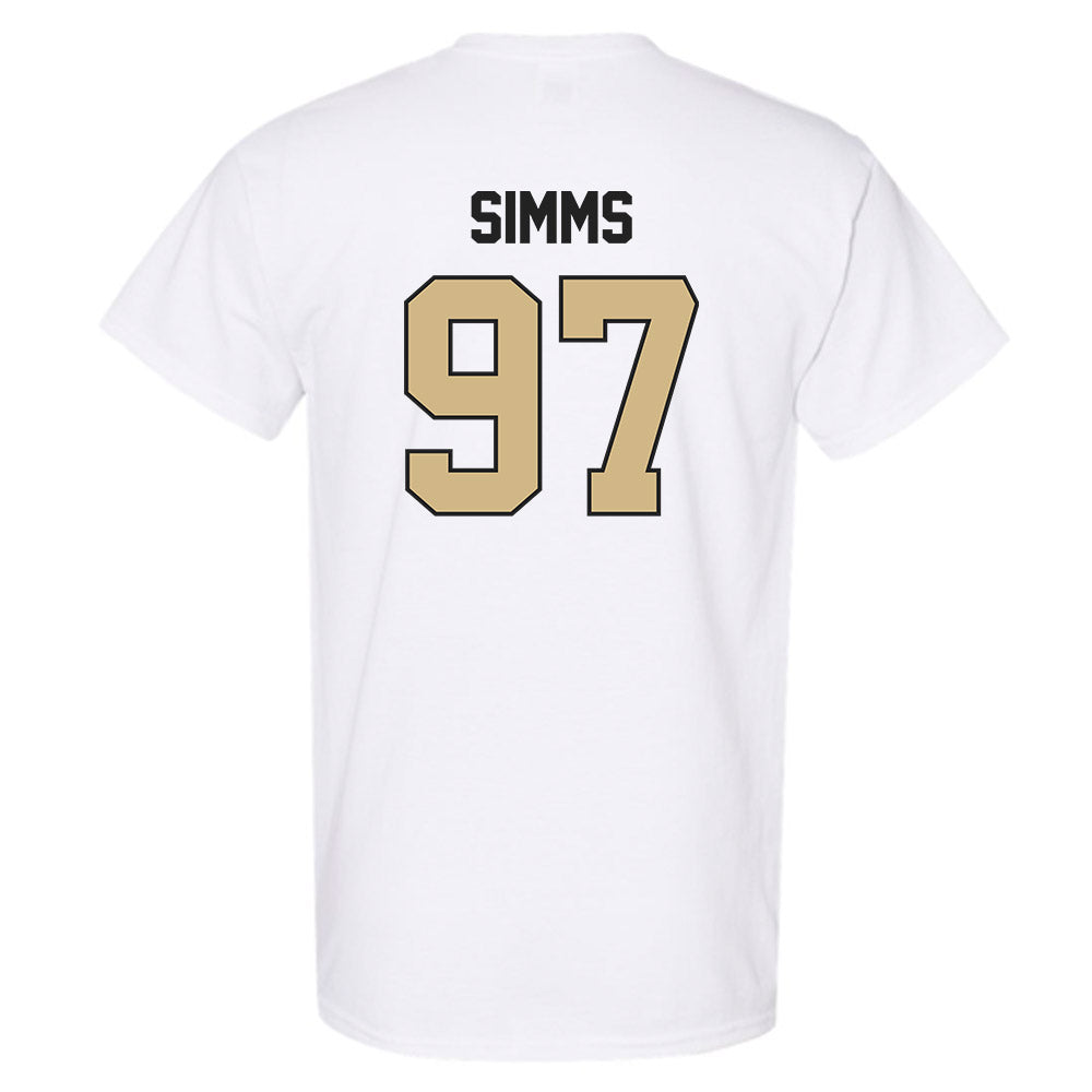 Purdue - NCAA Football : Wisdom Simms - Classic Shersey T-Shirt-1