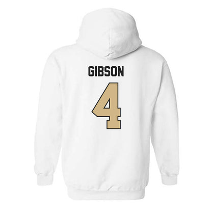 Purdue - NCAA Football : Jerrick Gibson - Classic Shersey Hooded Sweatshirt-1