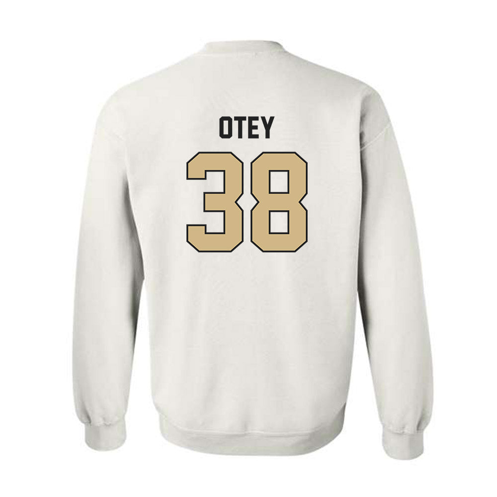 Purdue - NCAA Football : Zyntreacs Otey - Classic Shersey Crewneck Sweatshirt-1