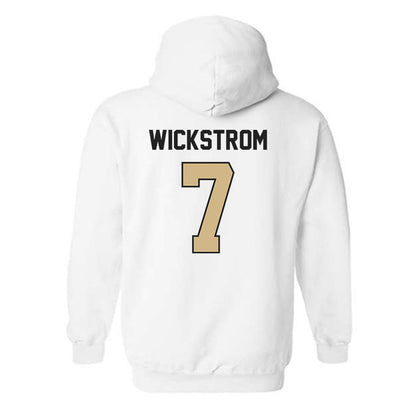 Purdue - NCAA Women's Basketball : Hannah Wickstrom - Classic Shersey Hooded Sweatshirt-1