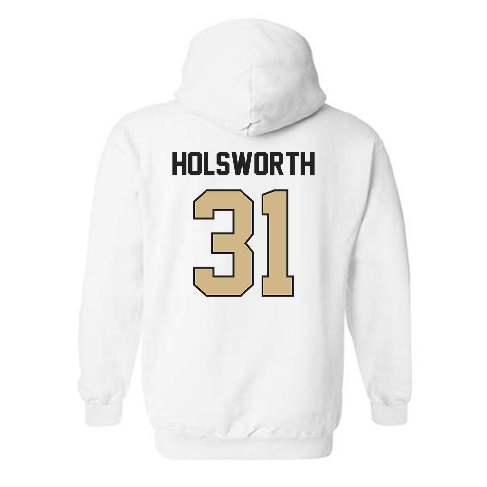 Purdue - NCAA Football : Carter Holsworth - Classic Shersey Hooded Sweatshirt-1