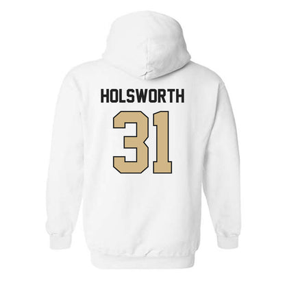 Purdue - NCAA Football : Carter Holsworth - Classic Shersey Hooded Sweatshirt-1