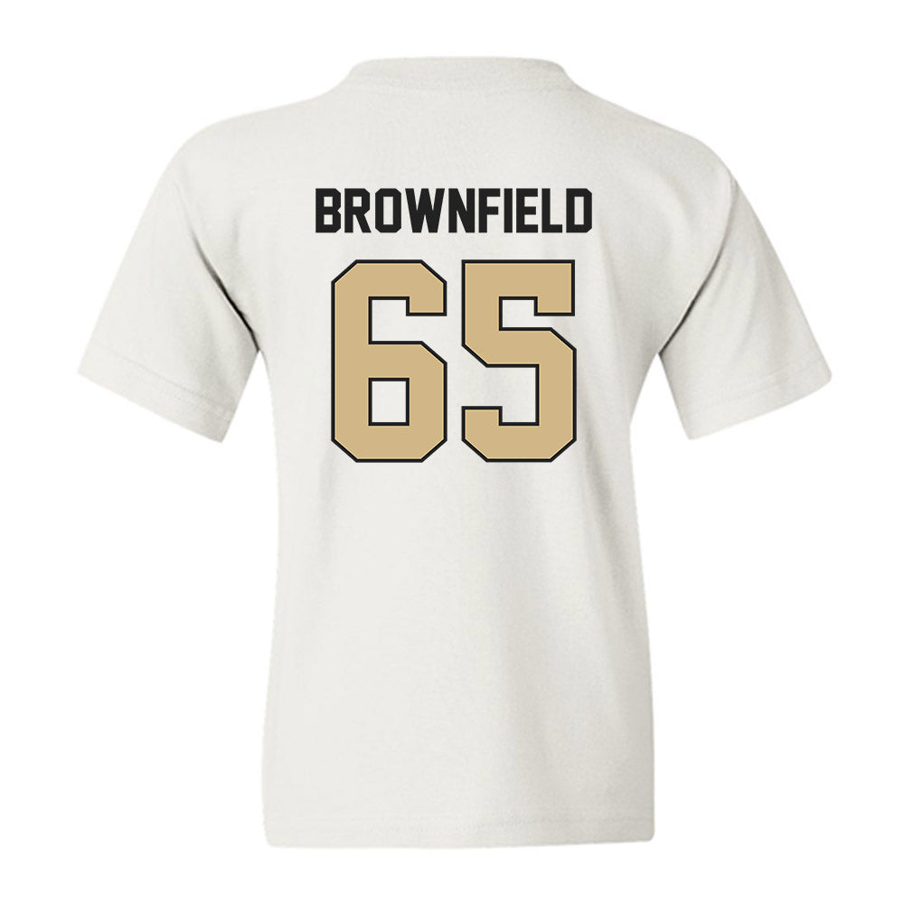 Purdue - NCAA Football : Brock Brownfield - Classic Shersey Youth T-Shirt-1