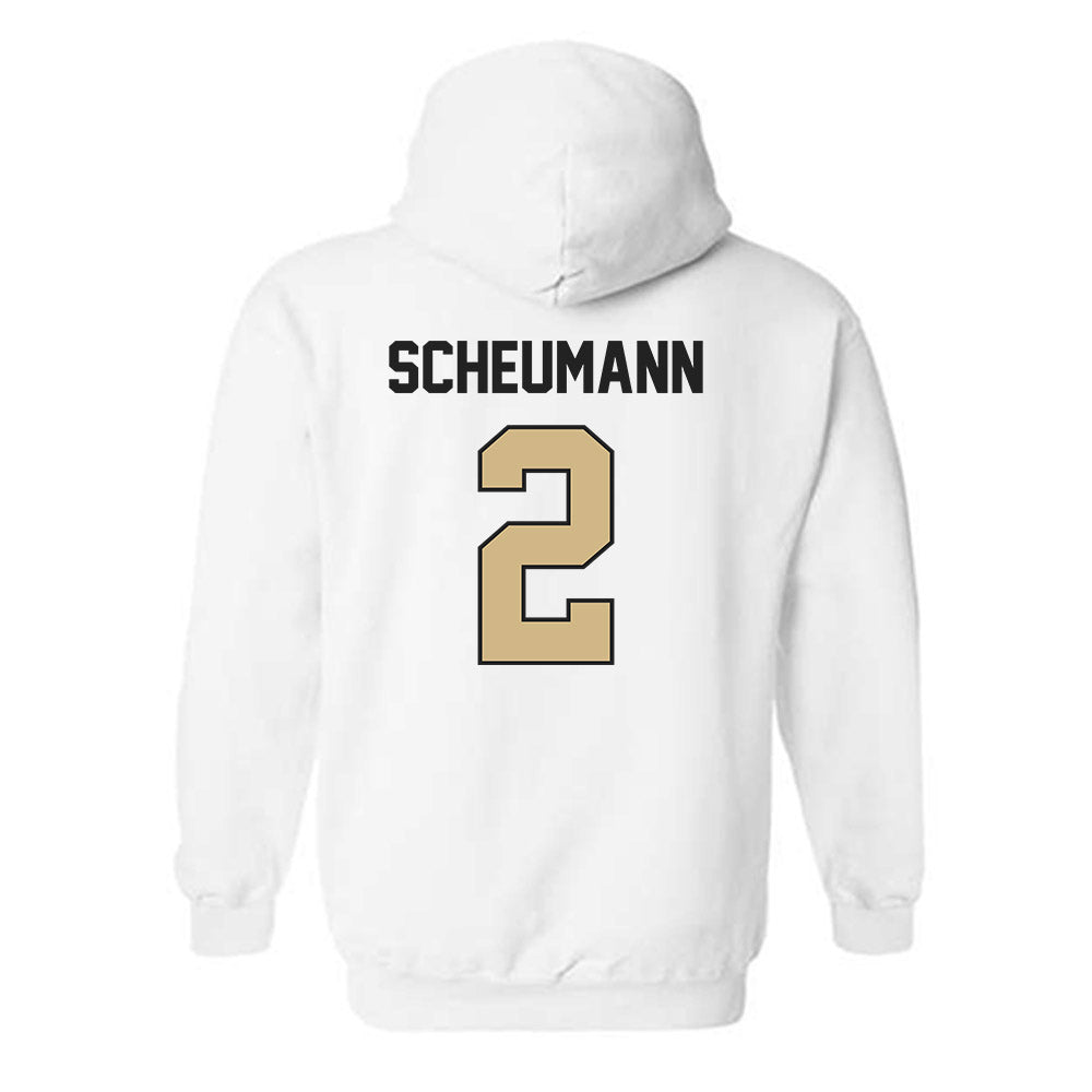 Purdue - NCAA Women's Volleyball : MaryKate Scheumann - Classic Shersey Hooded Sweatshirt-1