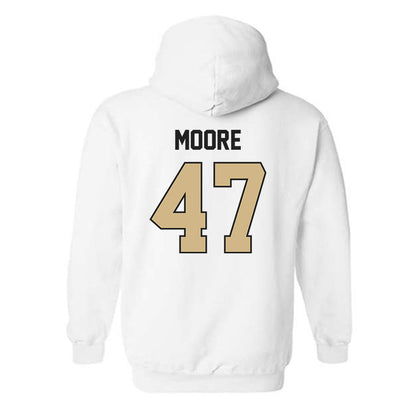 Purdue - NCAA Football : Tre Moore - Classic Shersey Hooded Sweatshirt-1