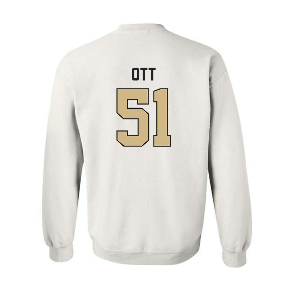 Purdue - NCAA Football : Jaxon Ott - Classic Shersey Crewneck Sweatshirt-1
