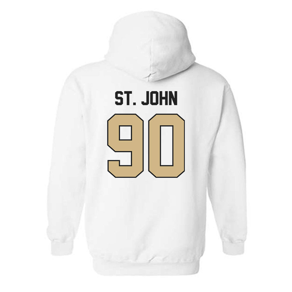Purdue - NCAA Football : Elijah St. John - Classic Shersey Hooded Sweatshirt-1