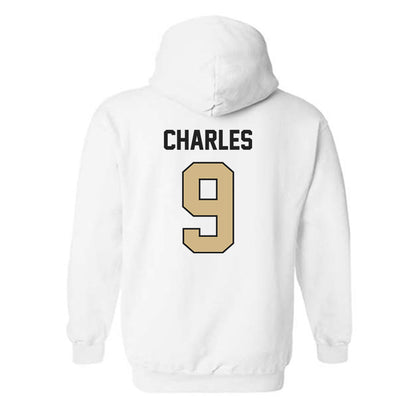 Purdue - NCAA Women's Volleyball : Dior Charles - Classic Shersey Hooded Sweatshirt-1
