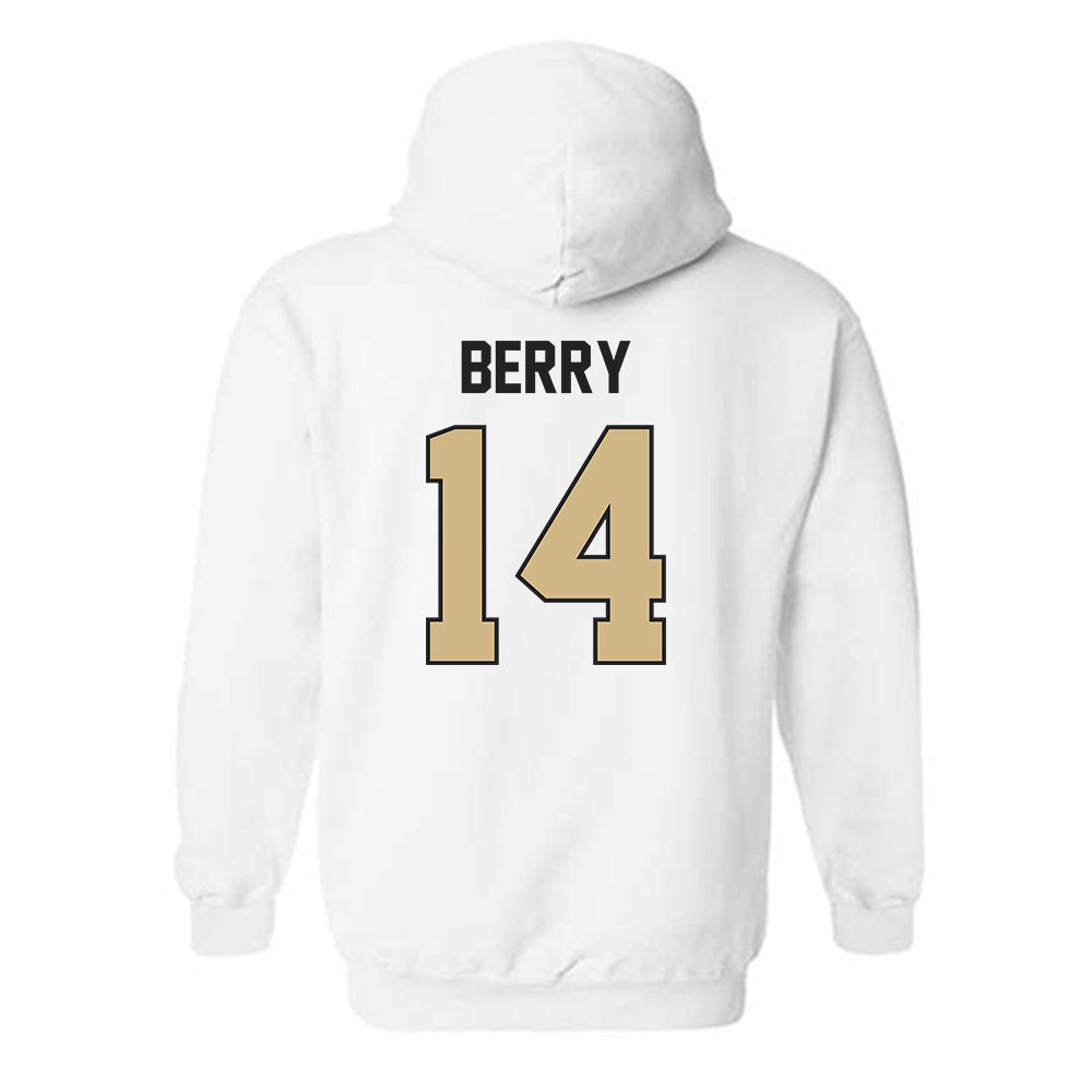 Purdue - NCAA Football : Corin Berry - Classic Shersey Hooded Sweatshirt-1