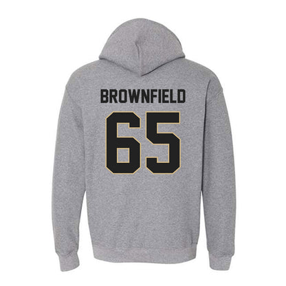 Purdue - NCAA Football : Brock Brownfield - Classic Shersey Hooded Sweatshirt-1